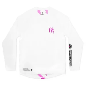 Muc-Off Riders Jersey L/S White White Billig