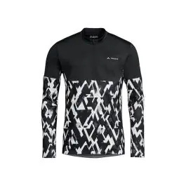 Vaude Virt QZip LS T-Shirt Herr (svart / vit svart) köpa billigt vel Trygg betalning