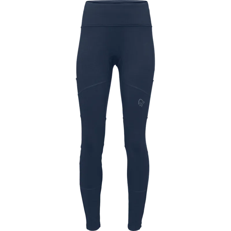 Begränsat erbjudande Norr⌀na Women's Femund Warmwool Flex2 Tights Indigo Night