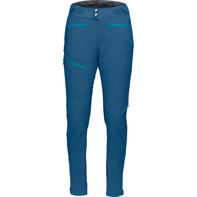 Begränsad tid Norr⌀na Women's Fj⌀rå Flex1 Pants Mykonos Blue