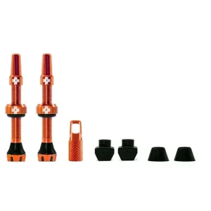Muc-Off Tubeless Valve Kit V. 2.0 Black Orange Endast idag