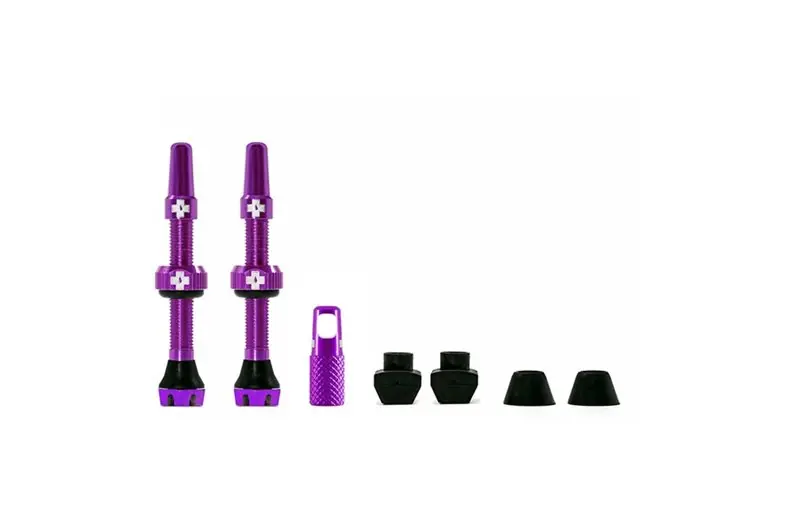Sänkt pris Muc-Off Tubeless Valve Kit V. 2.0 Black Purple