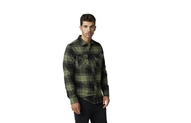 Fox Skjorta Traildust 2.0 Flannel Green Lägg i varukorgen
