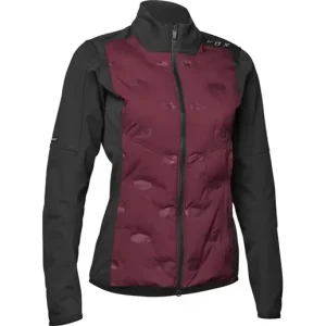 Fox Vindjacka W Ranger Windbloc Fire Jacket Darkmaroon Endast idag