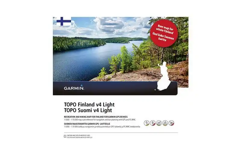 Billig Garmin Topo Finland V4 Light Garmin Microsd Sd-Kort