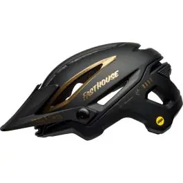 Bell Sixer MIPS cykelhjälm (matte / glans svart / guld fasthouse) köpa Populär