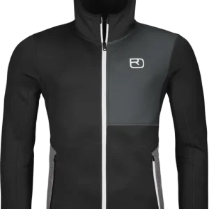 Ortovox Men's Fleece Hoody Black Raven risnedsättning