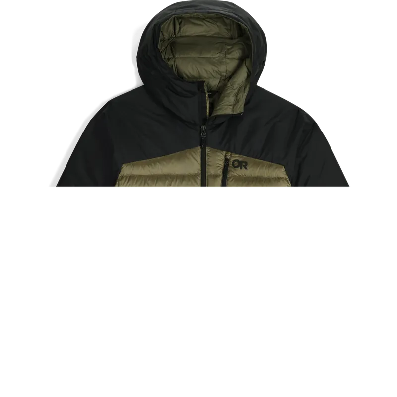 Fynd Outdoor Research Men's Helium Down Hoodie Ranger Green/Black