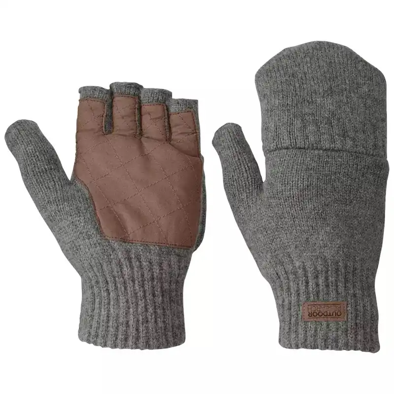 Begränsat erbjudande Outdoor Research Men's Lost Coast Fingerless Mitt Pewter