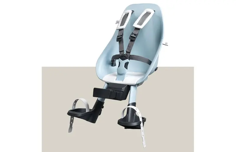 Cykelbarnstol URBAN IKI Front Mint Blue/White Fynd