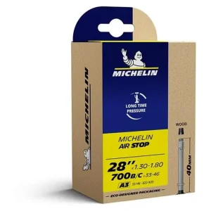 Billig Michelin Cykelslang Airstop tube 33/46-62 Cykelventil 40 mm
