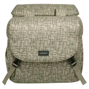 Cykelväska Pakethållare New Looxs Mondi Joy Double 38 L Beige Säker betalning