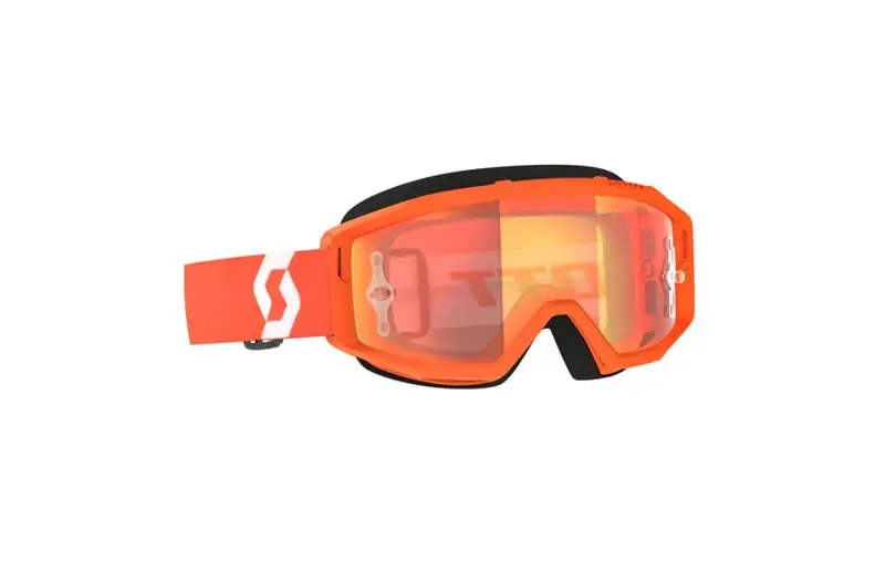 Scott Goggles Primal Orange/White/Orange Chrome Works Rea
