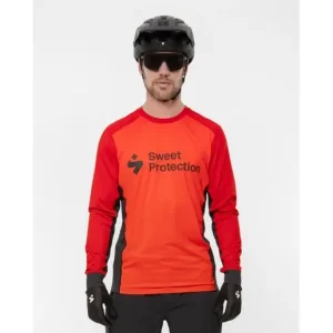 Extra rabatt Sweet Protection Cykeltröja Hunter Ls Jersey M Tomato