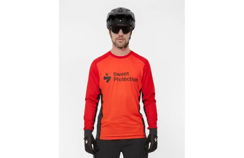 Extra rabatt Sweet Protection Cykeltröja Hunter Ls Jersey M Tomato