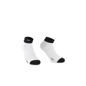 Assos Cykelstrumpor Rs Socks Superleger Low White Series Snabb frakt