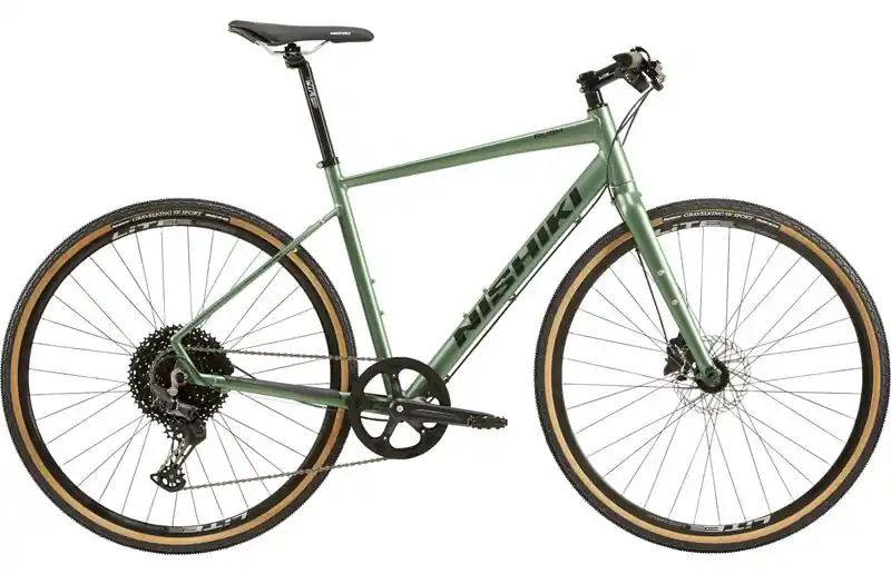 Begränsad tid Nishiki Cityhybrid Rush Herr 24in Kaktusgrön