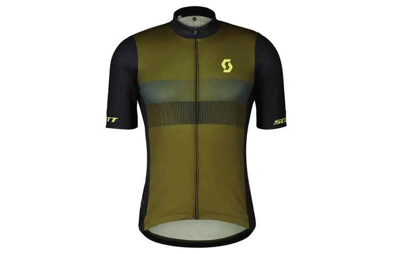 Rabatt Scott Cykeltröja RC Team 10 SS Fir Green/Bitter Yellow