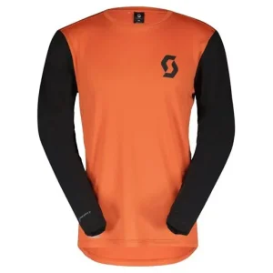 Billig Scott Cykeltröja Trail Vertic LS Braze Orange/Black