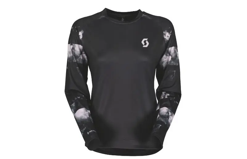 Scott Cykeltröja Dam Trail Storm l/sl Black/Sweet Pink Sista chansen