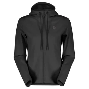 Scott Fritidströja Hoody Dam Tech Zip Black Trygg betalning