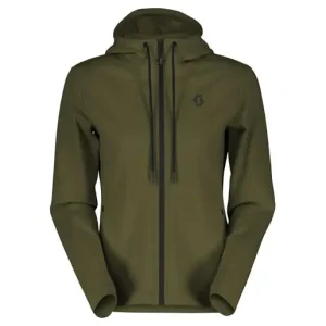 Billig Scott Fritidströja Hoody Dam Tech Zip Fir Green