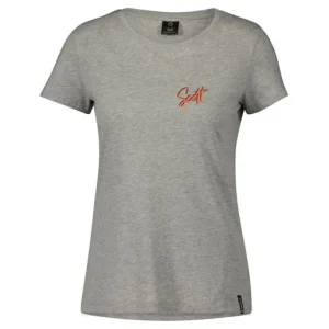 Scott Fritidströja Tee Dam Casual SS Grey Melange Billigare
