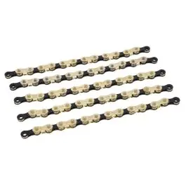 Beställ idag XLC CC-C05 Cykelkedja (1/2 x 11/128 | 118 Länkar | 11 växlar | guld/sv