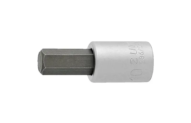 Premium UNIOR Insexmejsel Hex Screwdriver Socket 3/8" 10