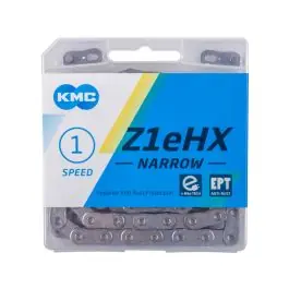 Billig KMC Z1eHX Narrow EPT Fahrradkette (112 Glieder | 1-fach | silber) köpa