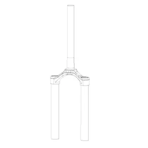 Erbjudandepris ROCKSHOX CSU Pike DebonAir 29'"Boost, 15x110 mm, 51 mm Off-Set Taper (Pike 2018+)