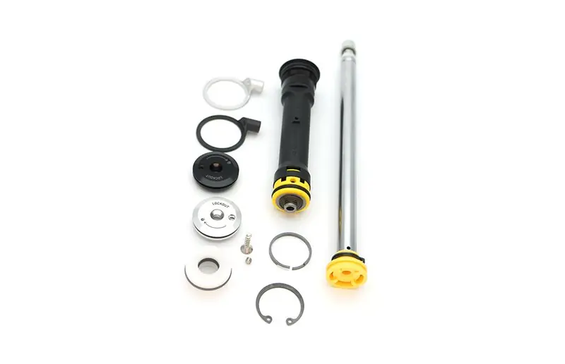ROCKSHOX Damper assembly Remote 17 mm (Poploc, Pre-2013 Pushloc) Turnkey Gold Solo Air (Includes Right Side Internals) - Paragon A1 Kampanj