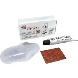 Fynd Tip Top Camping Mini Reparationssats (Camplast med 4 Lappar + Tillbehör)