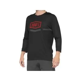 100% MTB Airmatic 3/4 Cykeltröja Herr (svart / röd) köpa billigt vel I lager