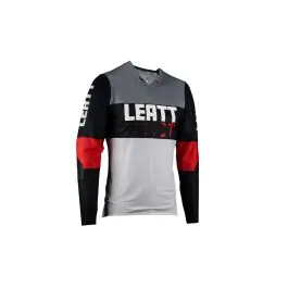 Fynd Leatt MTB Gravity 4.0 Långärmad Cykeltröja för Barn (grå) köpa billigt