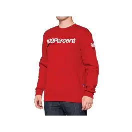 100% Manifesto Crewneck Sweatshirt (chilipeppar) köpa billigt velond Snabb frakt