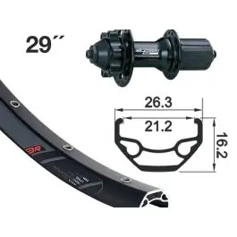 BikeParts Rodi Black Rock Bakhjul (29" | XLC Evo DC22LW) köpa billigt Handla nu