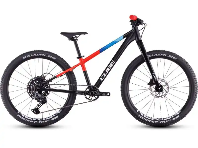 Cube Reaction 240 Pro Black - Barncykel - 2026 Reapris