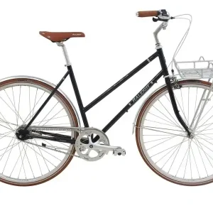 Raleigh Yate Cargo Black - Damcykel - 2026 Snabb frakt