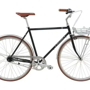 Raleigh Yate Cargo Glossy Black - Herrcykel - 2026 risnedsättning