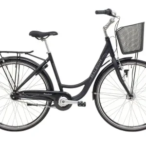 Raleigh Shopping Society Black - Damcykel - 2026 Fri frakt