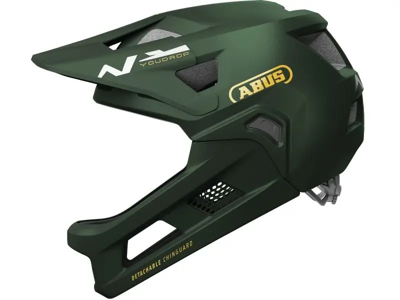 Sänkt pris Abus YouDrop FF Junior Fullface Hjälm, Moss Green
