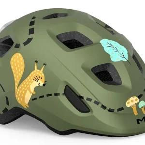 Snabb leverans MET Hooray Green Buckle Mips Barnhjälm, Green Forest/Glossy