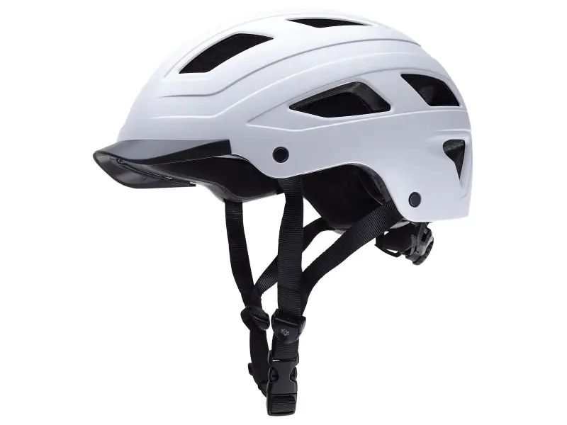 AGU Cit-E IV Led Cykelhjälm, White Kundfavorit