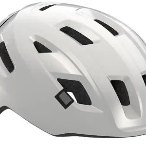 Billig MET E-Mob Cykelhjälm, White/Glossy