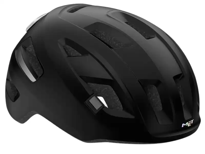 I lager MET E-Mob Cykelhjälm, Black/Matt