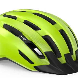 MET Downtown Cykelhjälm, Safety Yellow/Glossy Expressleverans