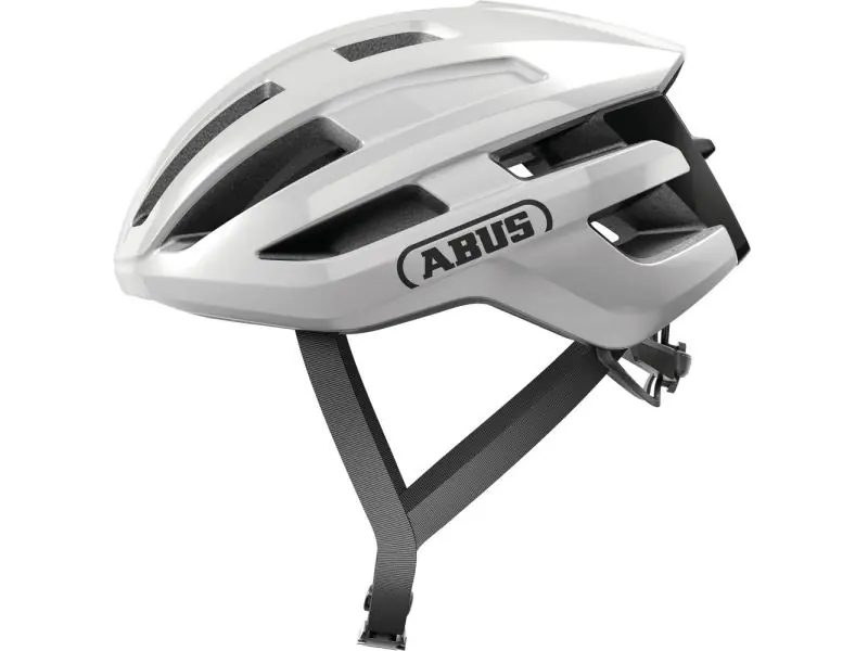 Begränsat antal Abus PowerDome Cykelhjälm, Shiny White