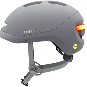 Begränsat erbjudande Unit 1 Neon Smart Mips Cykelhjälmar, Grå