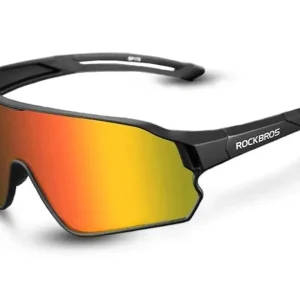 RockBros Cykelglasögon, Black/Red Köp online